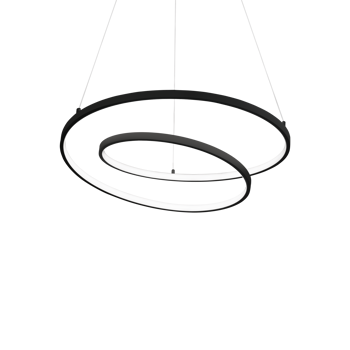 OZ SP LED LUSTER D60 ON-OFF CRNI