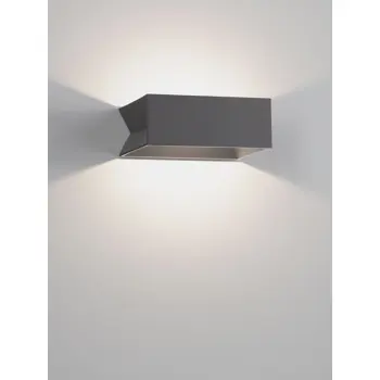 PALETO Vanjska Zidna Svjetiljka LED 9W IP65 3000K 702lm Siva