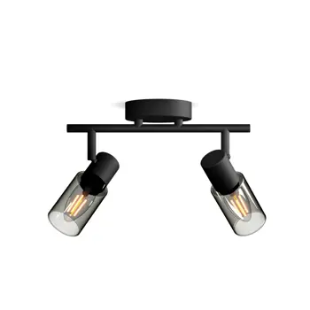Palms PHILIPS REFLEKTOR 2×E14/25W/230V CRNA