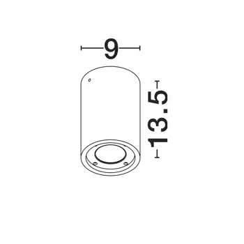 par-vanjska-stropna-svjetiljka-gu10-1x10watt-ip65-crnacement-37006-02137424.webp