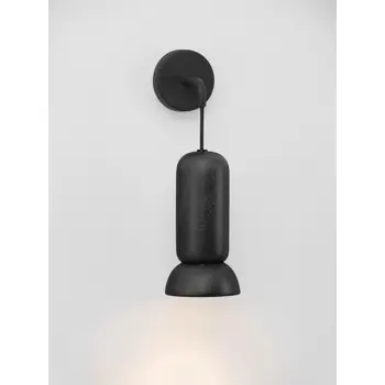 PARLO ZIDNA SVJETILJKA CRNA GU10 1X10W IP20