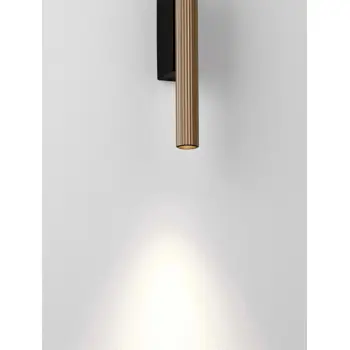 PARON ZIDNA LAMPA LED/3000K/11W/507Lm/CRNA&GOLD