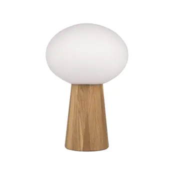 PATER STOLNA LAMPA OAK/WHITE E27