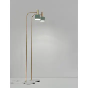 PAZ STAJAĆA LAMPA  E27 /IP20/ZLATNA & MINT