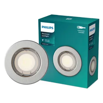 PERIDOT PHILIPS LED downlight ugradbeni KIT okrugla GU10 NL nikal