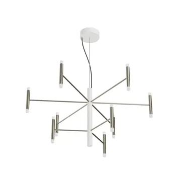 PERLA VISEĆA SVJETILJKA IP20/5576lm/3000K BIJELA,Brushed CRNA Nickel