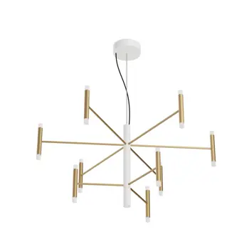 PERLA VISEĆA SVJETILJKA IP20/5576lm/3000K BIJELA,Brushed ZLATNA