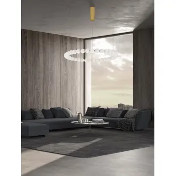 PERLA VISILICA  LED 72W/3000K/6492lm/DIMM/IP20/ZLATNA