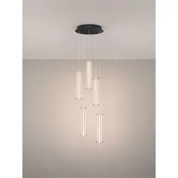 PHEME LED VISILICA CRNA 21W IP20 3000K TRIAK PRIGUŠLJIVA