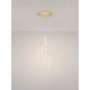PHEME LED VISILICA ZLATNA 13W IP20 3000K TRIAK PRIGUŠLJIVA