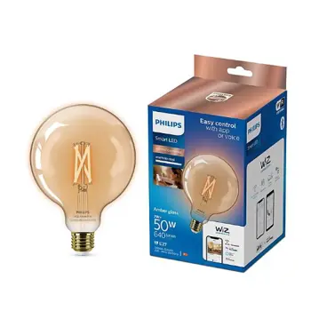 PHILIPS SMART LED žarulja 50W G125 E27 jantar