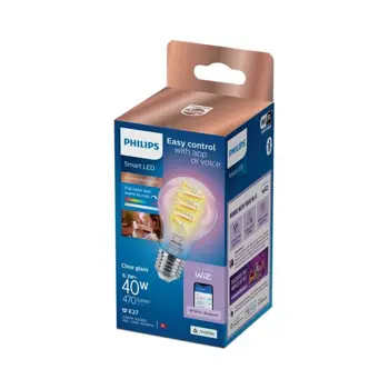 PHILIPS SMART LED žarulja A60 E27 RGB prozirna