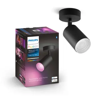 FUGATO PHILIPS HUE LED reflektor SINGLE SPOT crni 1XGU10