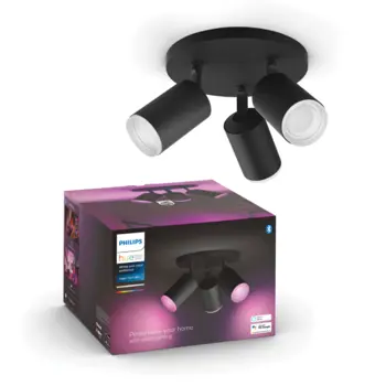 FUGATO PHILIPS HUE pametni LED reflektor crni 3XGU10