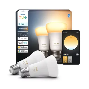 Festavia PHILIPS HUE pametna LED žarulja White Ambiance 1100 A60 E27 (set 2 kom)