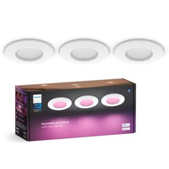 SLIM PHILIPS HUE LED svjetiljka bijela DL 3INCH EMEA L-bijela MULTI (set 3 kom)