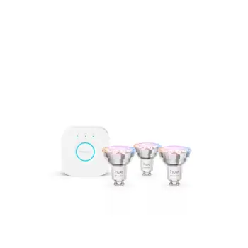 ESSENTIAL PHILIPS HUE LED reflektor WCA 345 GU10 (set 3 kom) + Hue Bridge
