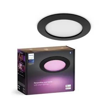 SLIM PHILIPS HUE ugradbeni LED downlight White Color Ambiance LI crni (4000 lm)