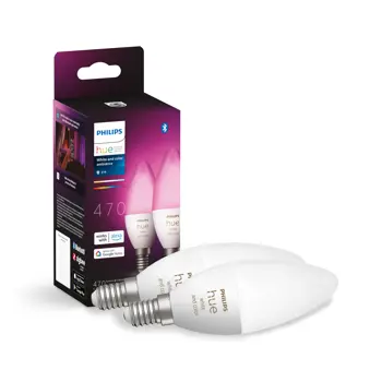 PHILIPS HUE pametna LED žarulja WCA 5.3W B39 E14 (set 2 kom)