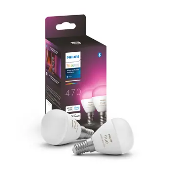 LUSTER PHILIPS HUE pametna LED žarulja White and Color Ambiance E14 (set 2 kom)