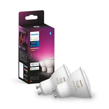 Philips Hue WHITE & COLOR AMBIANCE LED ŽARULJA 2xGU10/4,3W/2000-6500K+RGB/350lm