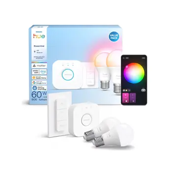 ESSENTIAL PHILIPS HUE LED reflektor WCA 806 A60 (set 2 kom) + Bridge + Dimmer