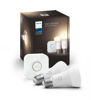 Philips Hue SET BRIDGE+ PAMETNE ŽARULJE 2xE27/9.5W 2700K 1055 Lm