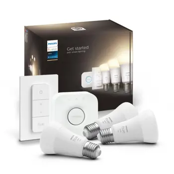 Philips Hue STARTER SET PAMETNA ŽARULJA 3xE27/9.5W A60 2700K 1055 Lm + PRIBOR
