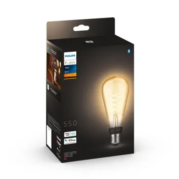FIL PHILIPS HUE pametna LED žarulja bijela 7W ST72 E27 EUR