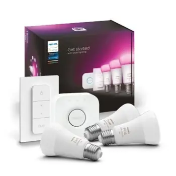 Philips Hue STARTER KIT LED PAMETNE ŽARULJE 3xE27 2200-6500K+RGB 806 Lm + PRIBOR