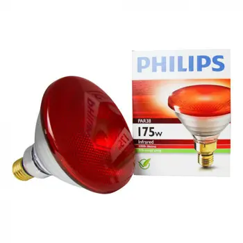 PAR38 PHILIPS Infracrvena grijača žarulja sa žarnom niti E27 IR 175W E27 Red