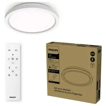 AIO PHILIPS LED stropna svjetiljka okrugla 24W 27-65K bijela + upravljač