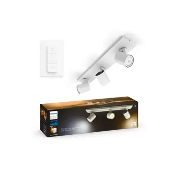 RUNNER PHILIPS HUE pametni LED reflektor bijeli 3XGU10 + Hue Dimmer Switch