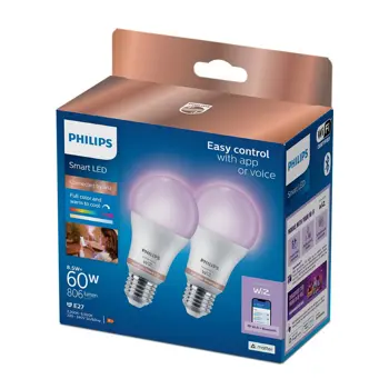 PHILIPS SMART LED žarulja 60W A60 E27 RGB bijela (806 lm)