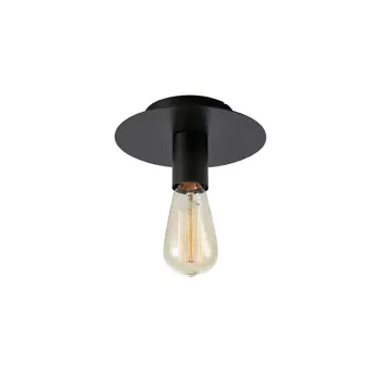 PIATTO REFLEKTOR MATT CRNI E27
