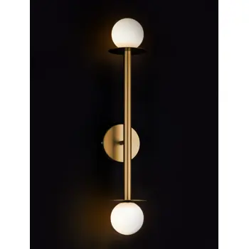PIELO ZIDNA LAMPA G9 /IP20/MESING ZLATNA 2X