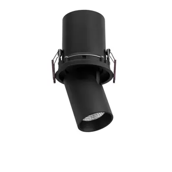 PIN UGRADBENA SVJETILJKA CRNA 12W 720Lm 3000K IP32