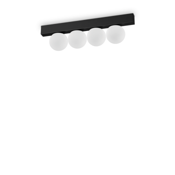 PING PONG LED STROPNA SVJETILJKA PL4 CRNA