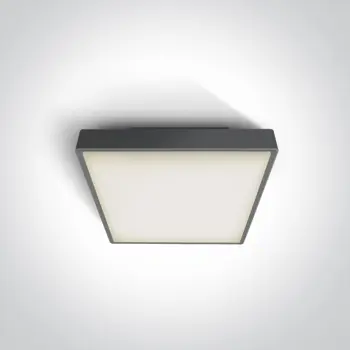 PLAFONJERA LED 1×E27/18W/PLC/230V IP65 ANTRACIT