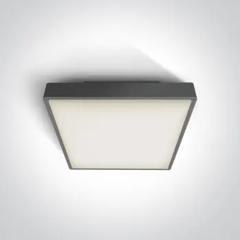 PLAFONJERA LED 24W/1440lm/3000K/230V IP65 ANTRACIT