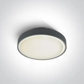 PLAFONJERA LED 24W/1440lm/IP65/230V/fi.300mm/ANTRACIT
