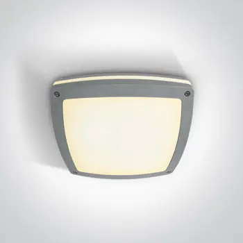 PLAFONJERA LED 2x20W E27 IP54 SIVA