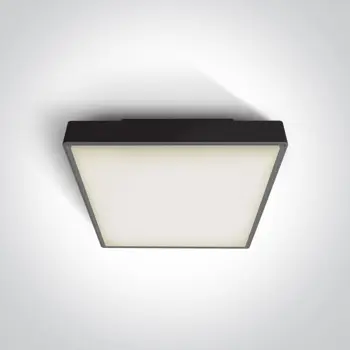 PLAFONJERA LED 2×E27/18W/PLC/230V IP65 CRNA