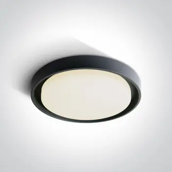 PLAFONJERA LED 30W/3000K/2500lm 100-230V IP54 CRNA