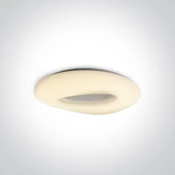 PLAFONJERA LED 40W/3000K/3200lm/230V/IP20 CRNA OKRUGLA