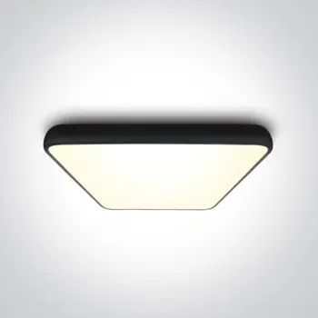 PLAFONJERA LED 62W/3600lm/3000K/120ST. CRNA KOCKASTA