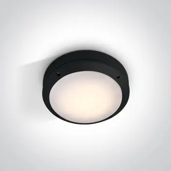PLAFONJERA LED E27/20W/240V IP54 CRNA