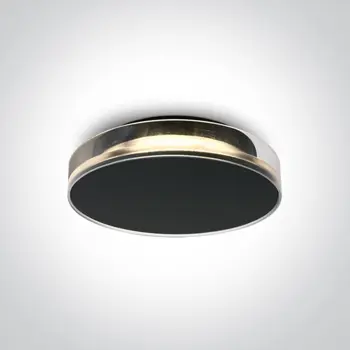 PLAFONJERA LED/12W/325lm/3000K/230V fi1238mm CRNA