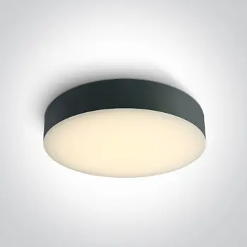 PLAFONJERA LED/20W/3000K/1300lm/230V IP65 ANTRACIT CCT