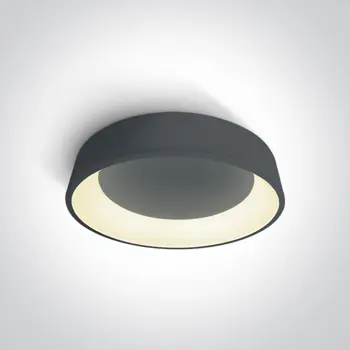 PLAFONJERA LED/42W/3000K/2520lm/230V fi600mm ANTRACIT